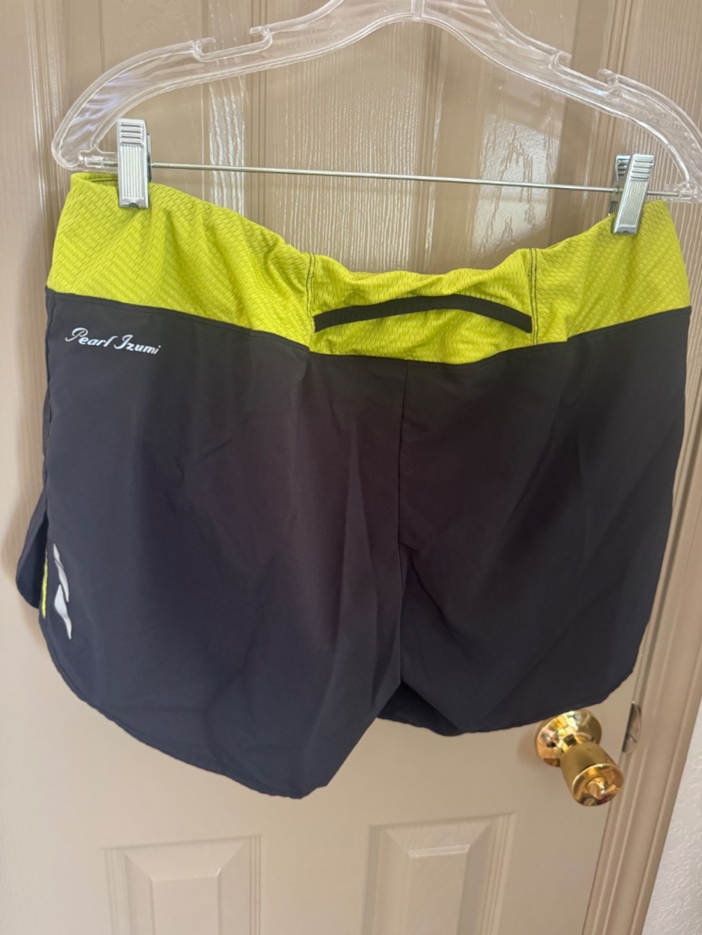 Black & Green women's Pearl Izumi shorts w/ liner Sz XL - Picture 5 of 7